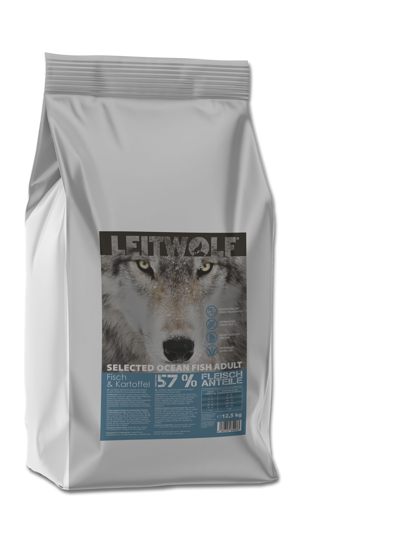Leitwolf Selected Fisch mit Kartoffeln