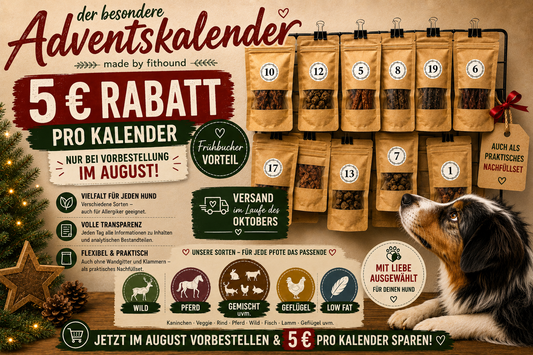 Adventskalender by fithound limitiert ab 01. August