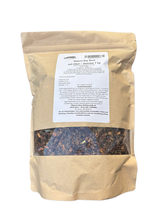 NATURE DRY Rind + Obst & Gemüse, getrocknet 1kg