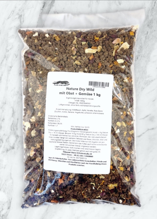 NATURE DRY Wild + Obst & Gemüse, getrocknet 1kg